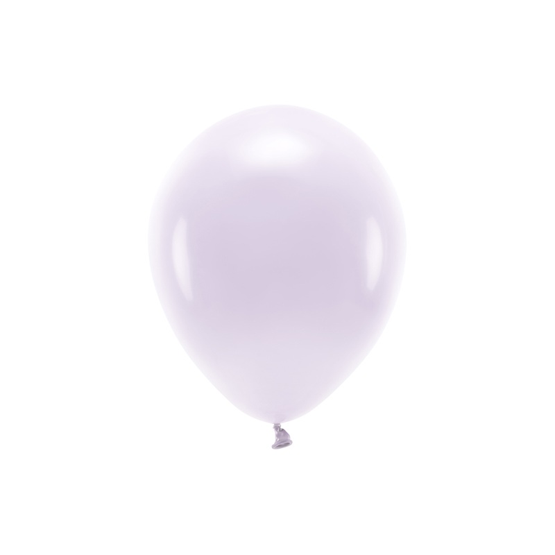 10 eco pastel balloons lavender 26cm
