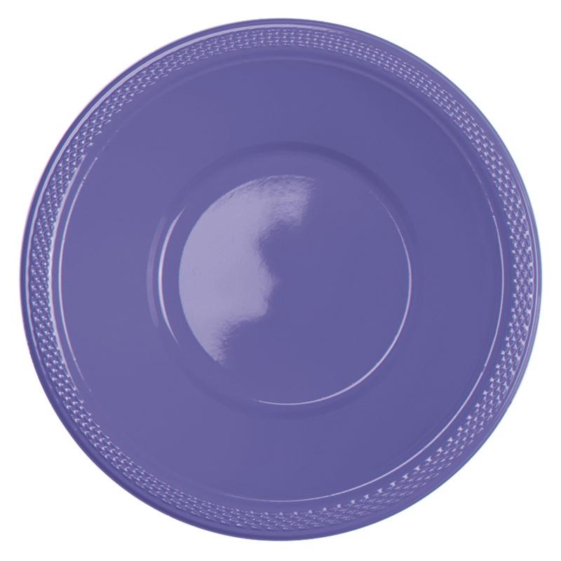10 plastic bowls Mila purple 355ml