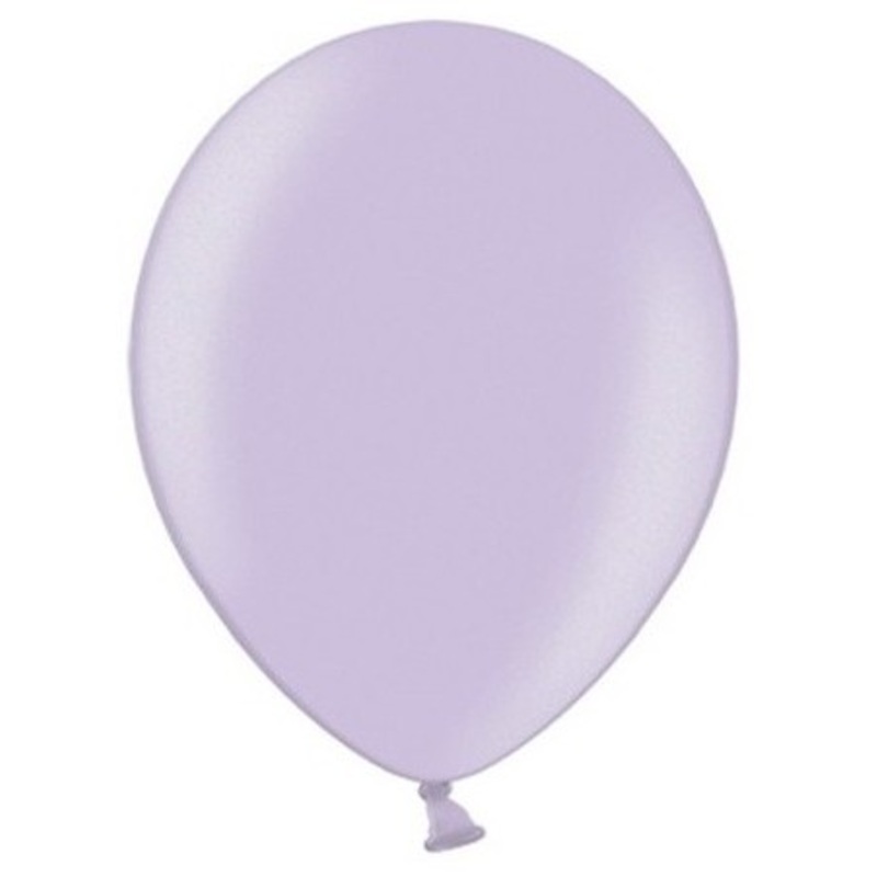 100 Celebration metallic balloons lavender 25cm