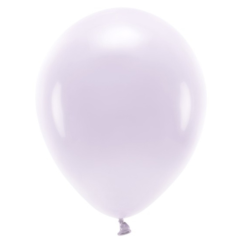 100 eco pastel balloons lavender 30cm