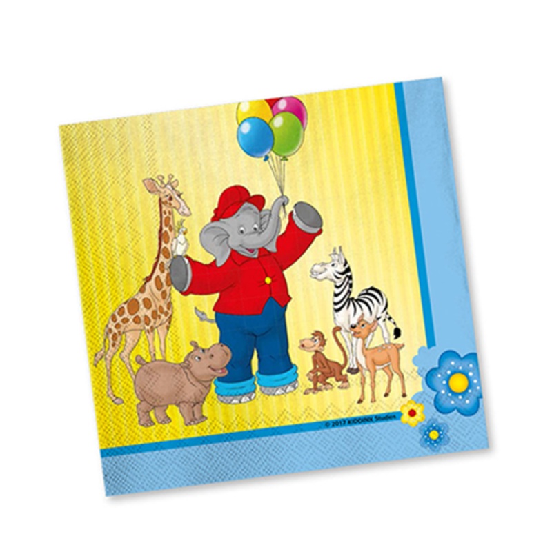 20 Benjamin Blmchen napkins 33cm