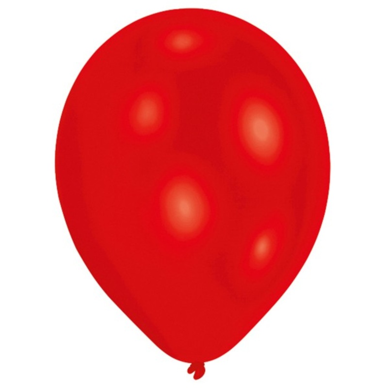 25 crimson red latex balloons 27.5cm