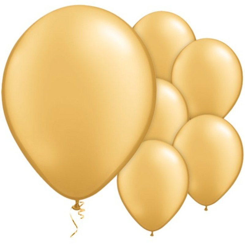 25 golden balloons Passion 28cm