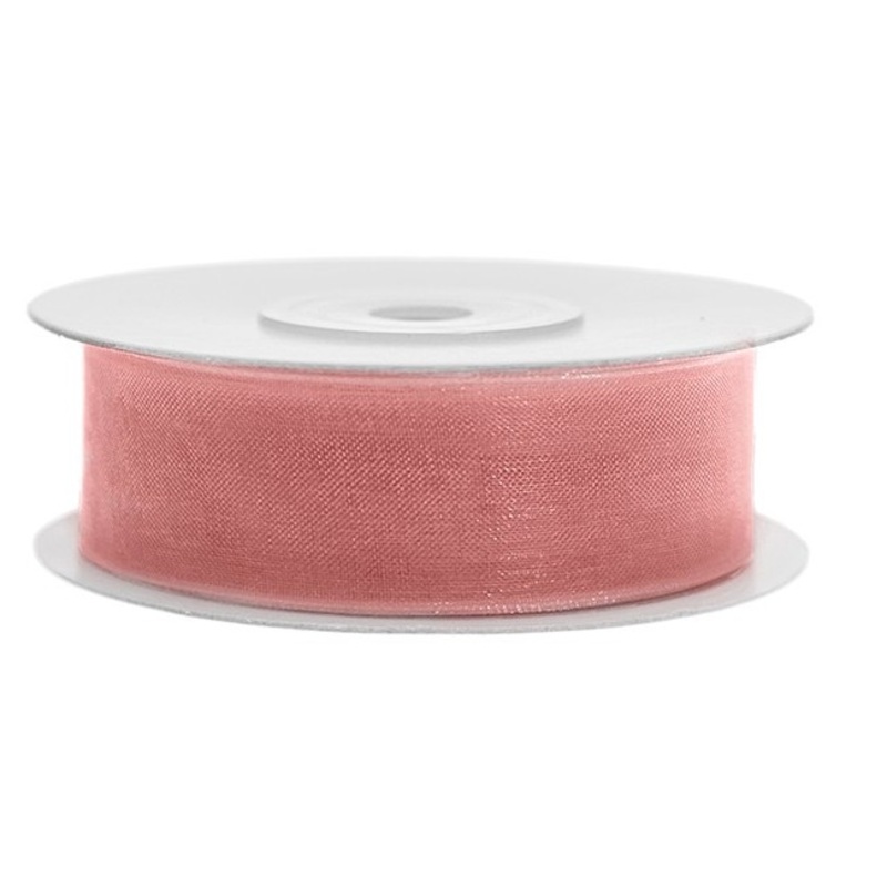 25m ribbon blush pink