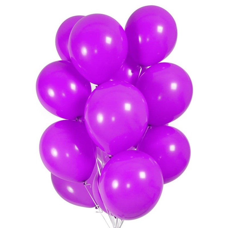 30 balloons in violet 23cm