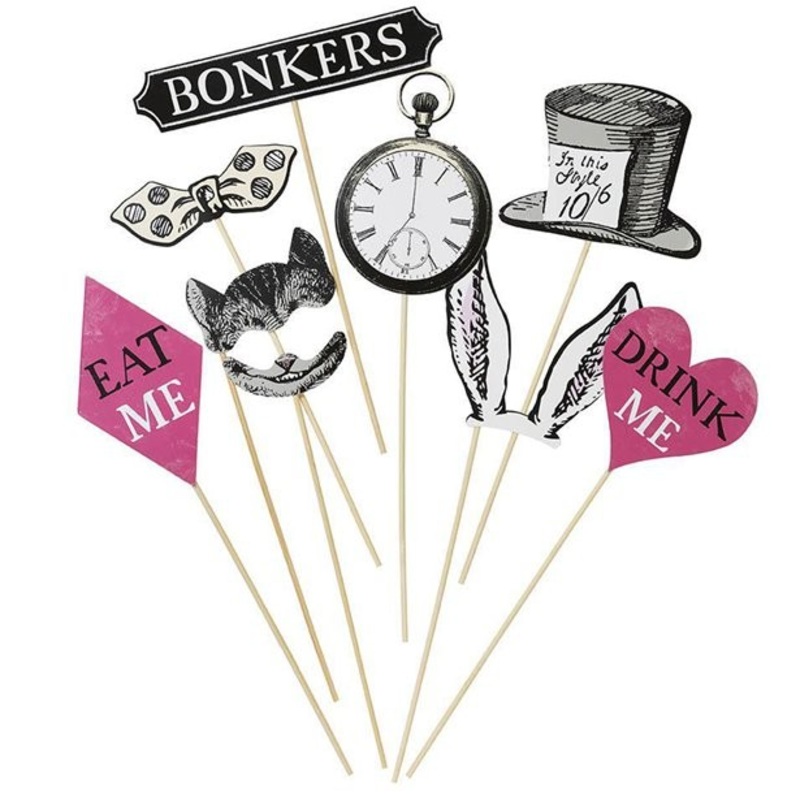 Alice in Wonderland photo props 13 pcs.