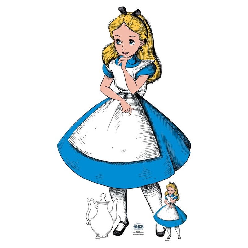 Alice in Wonderland standee 95cm