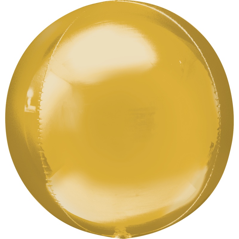 Ball balloon in gold