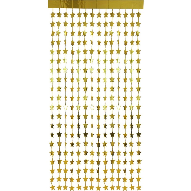 Golden Stars Door Curtain 2 x 1m