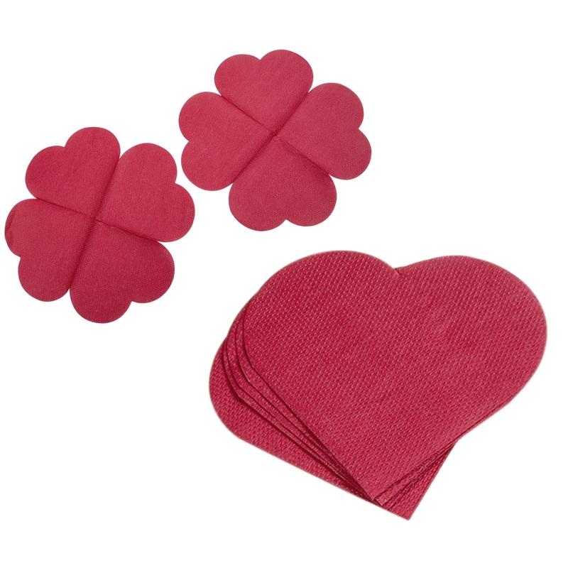 Heart napkins Sweet Kiss 25 x 25cm