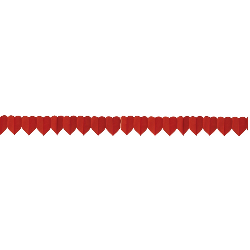 Heart paper garland love fire 3.6m