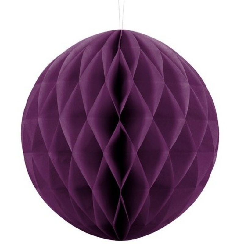 Honeycomb ball Lumina dark purple 30cm