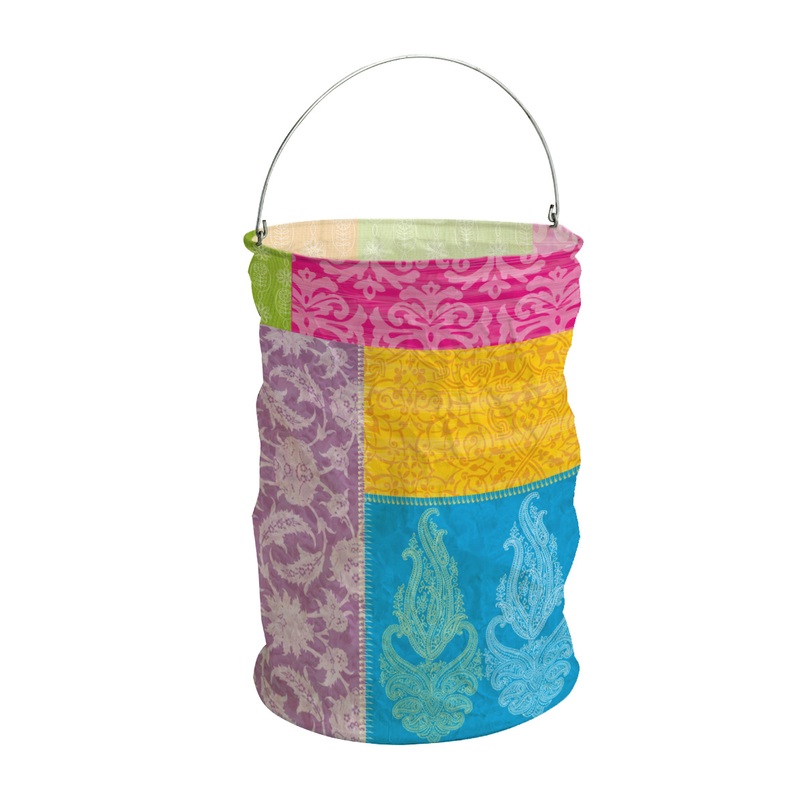 Indian Summer Lantern With Ornaments 24cm