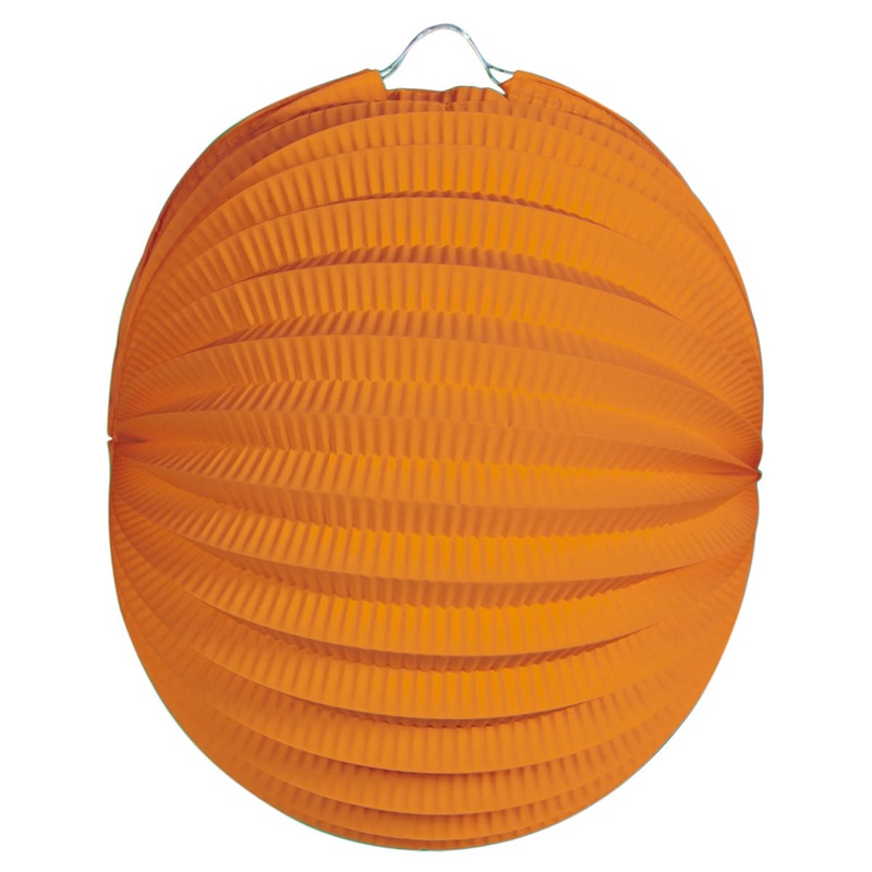 Lampion plain orange 22cm