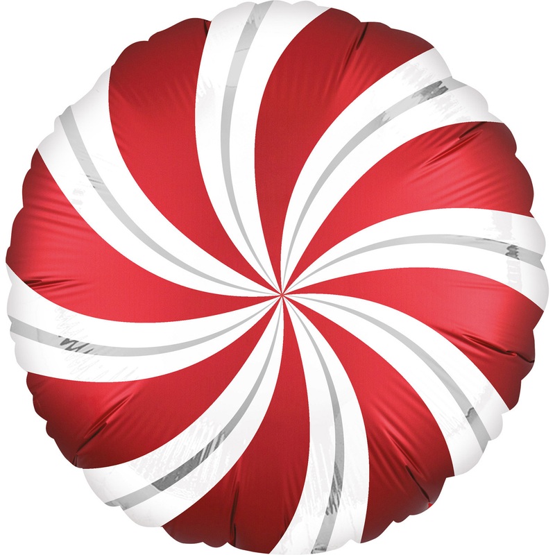 Lollipop Foil Balloon Red 45cm
