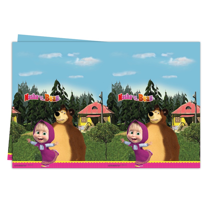 Masha & The Bear Eternal Friendship Tablecloth 120 x 180cm