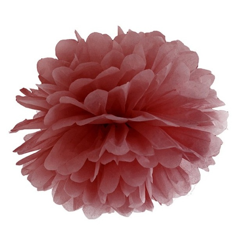Pompon Romy red-brown 35cm