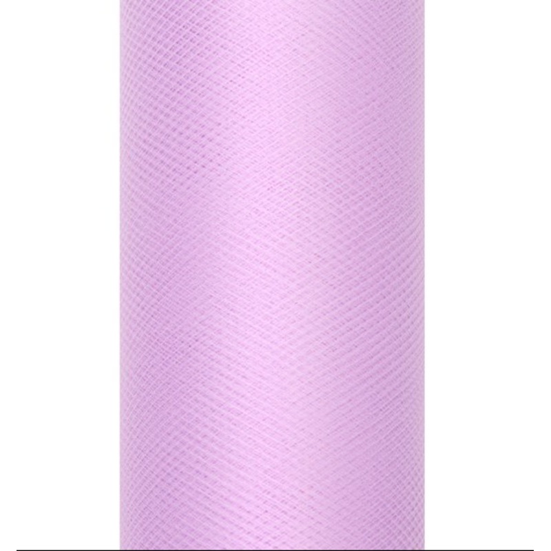 Tulle fabric Luna lilac 9m x 15cm