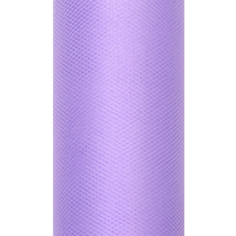 Tulle fabric Luna violet 20m x 8cm