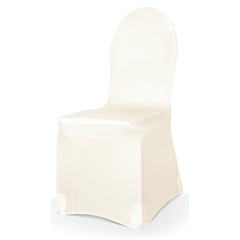 1 Elastic chair cover cream matt