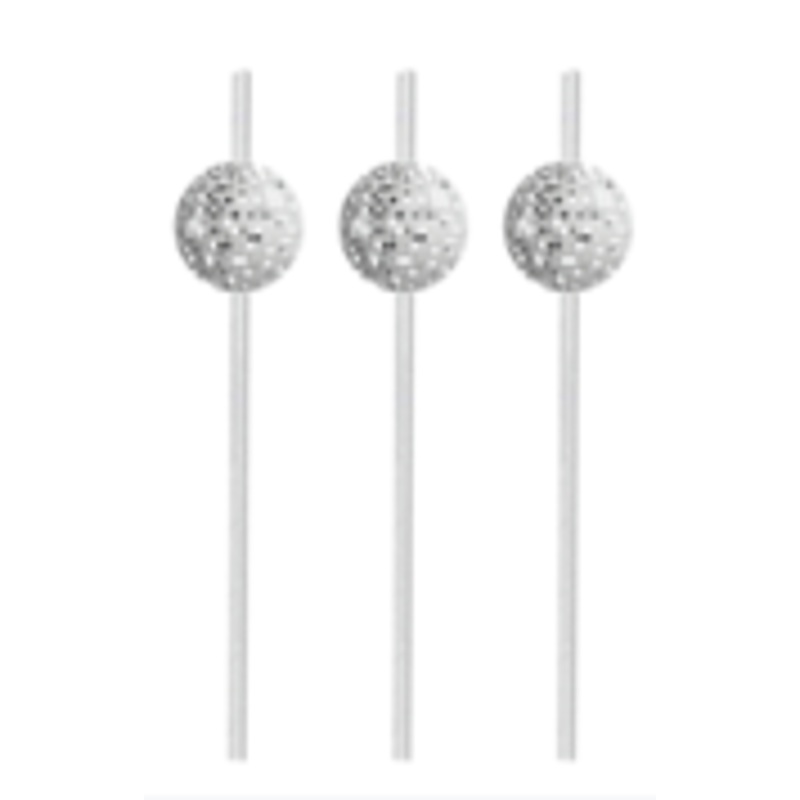 16 Straws - Sparkling Disco Ball