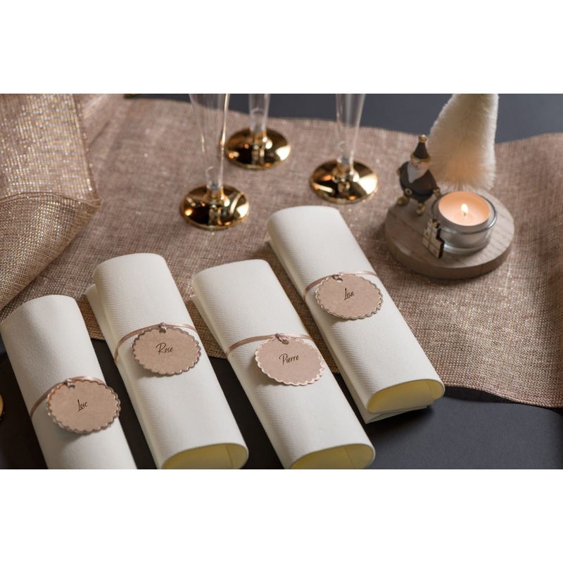 25 Super Soft Napkins White 40cm
