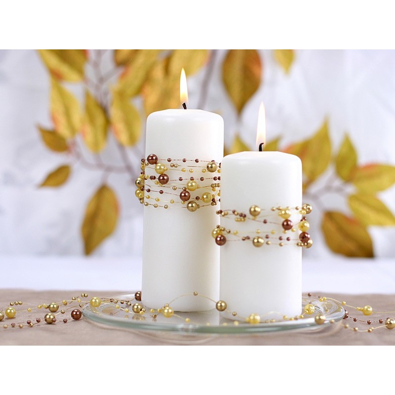 5 pearl garlands Sissi gold 1.3m