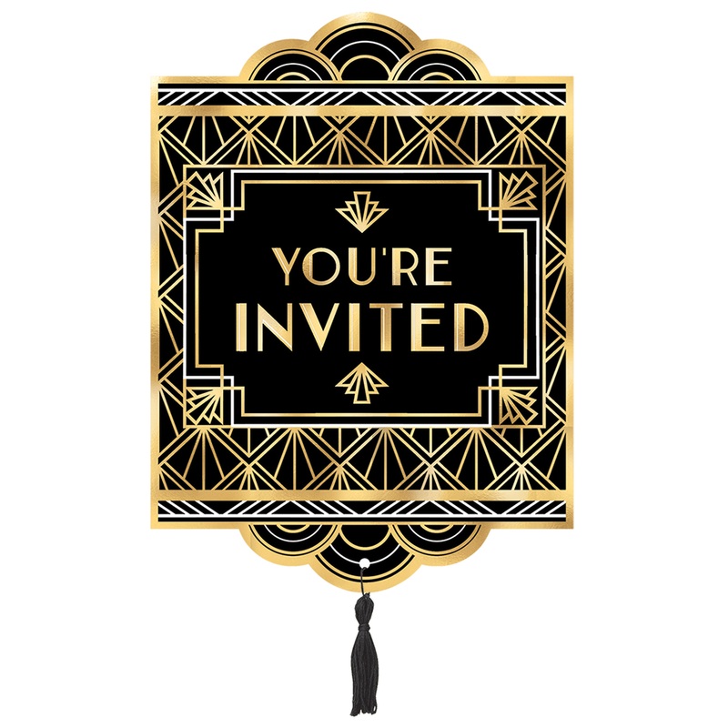8 glamor invitation cards
