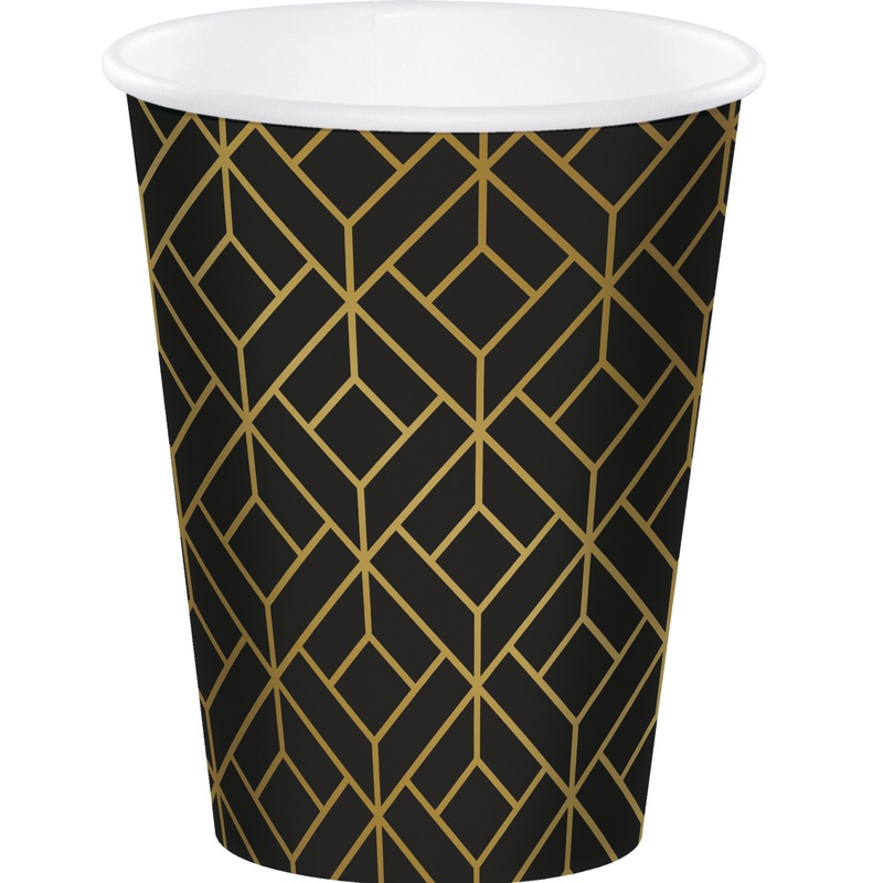 8 Splendid Twenties paper cups 355ml