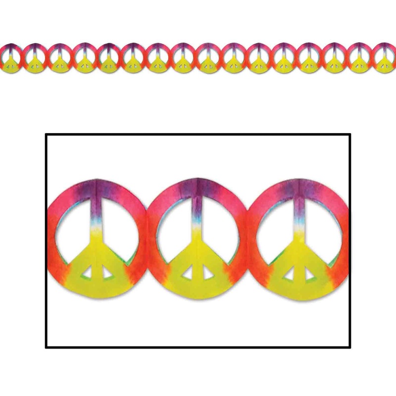 Colorful Peace Batik Garland 365 x 15cm