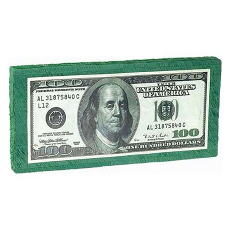 Dollar bill pinata