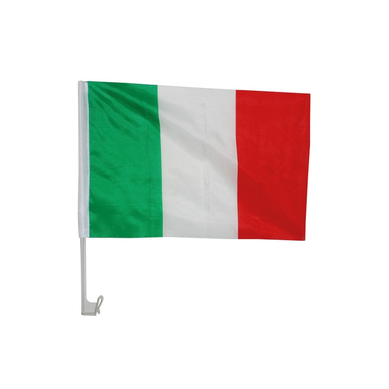Italy fan car flag