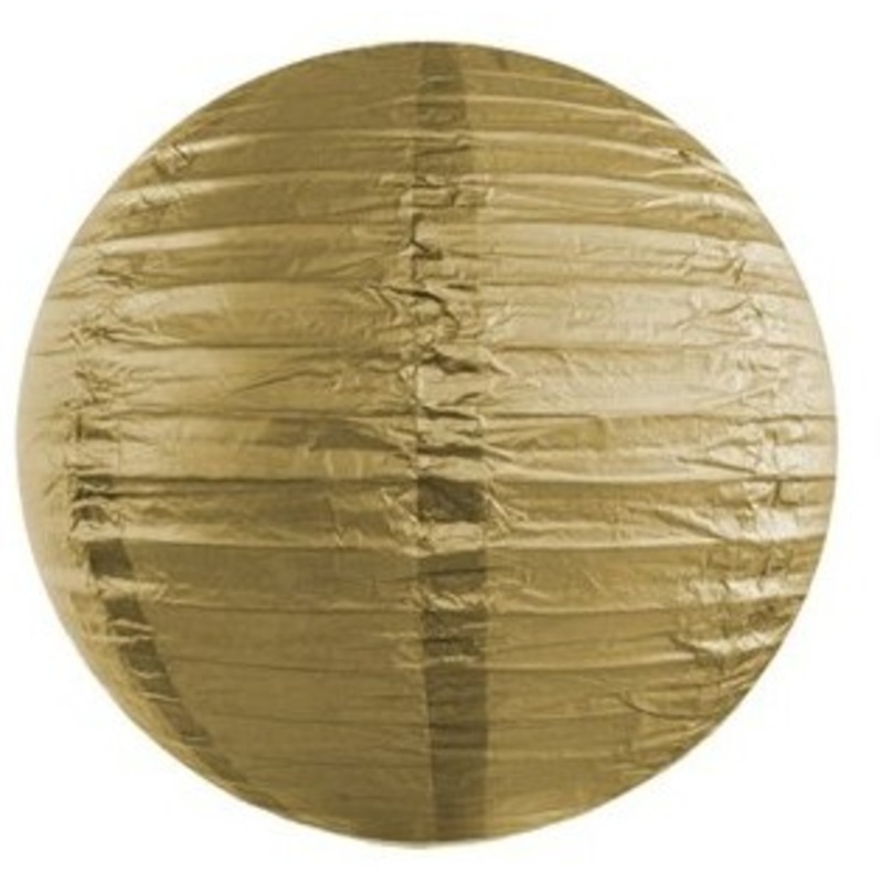 Lantern Lilly gold 20cm