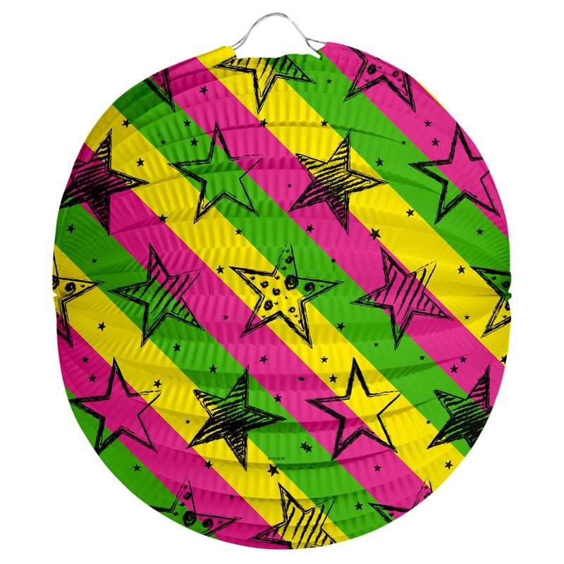Neon star lantern 22cm