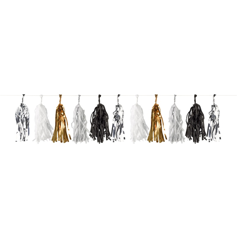 New Year's Eve Tassel Garland 3m