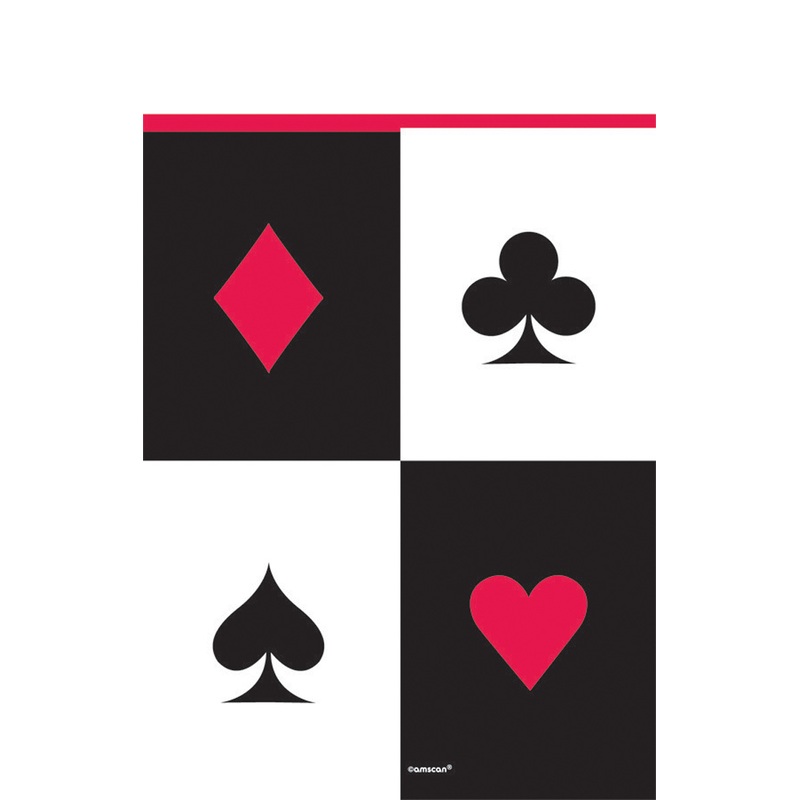 Poker Tournament Tablecloth Casino 137x243cm