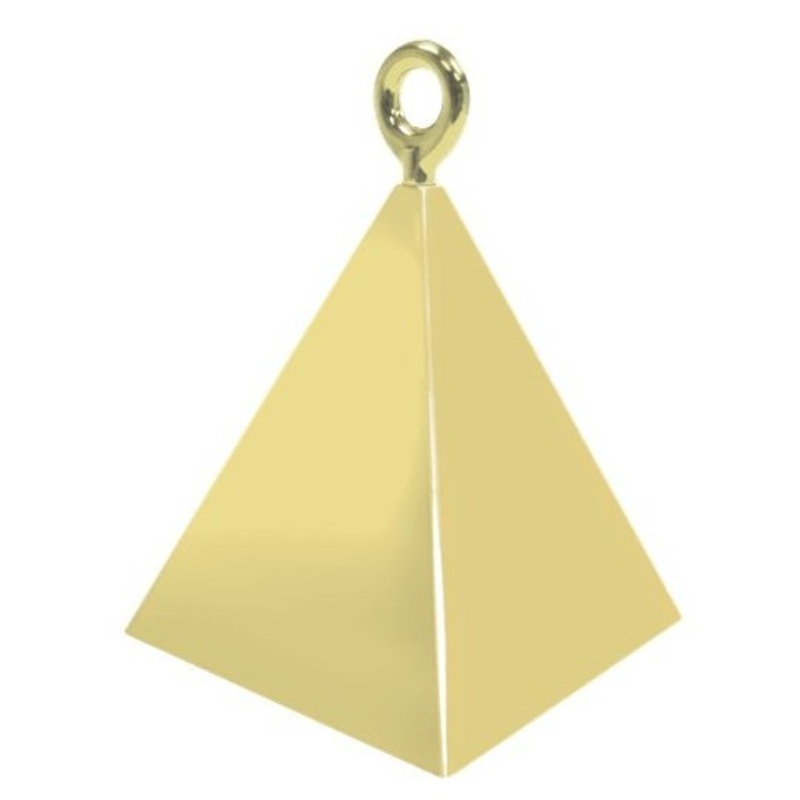 Pyramid balloon weight gold 150g