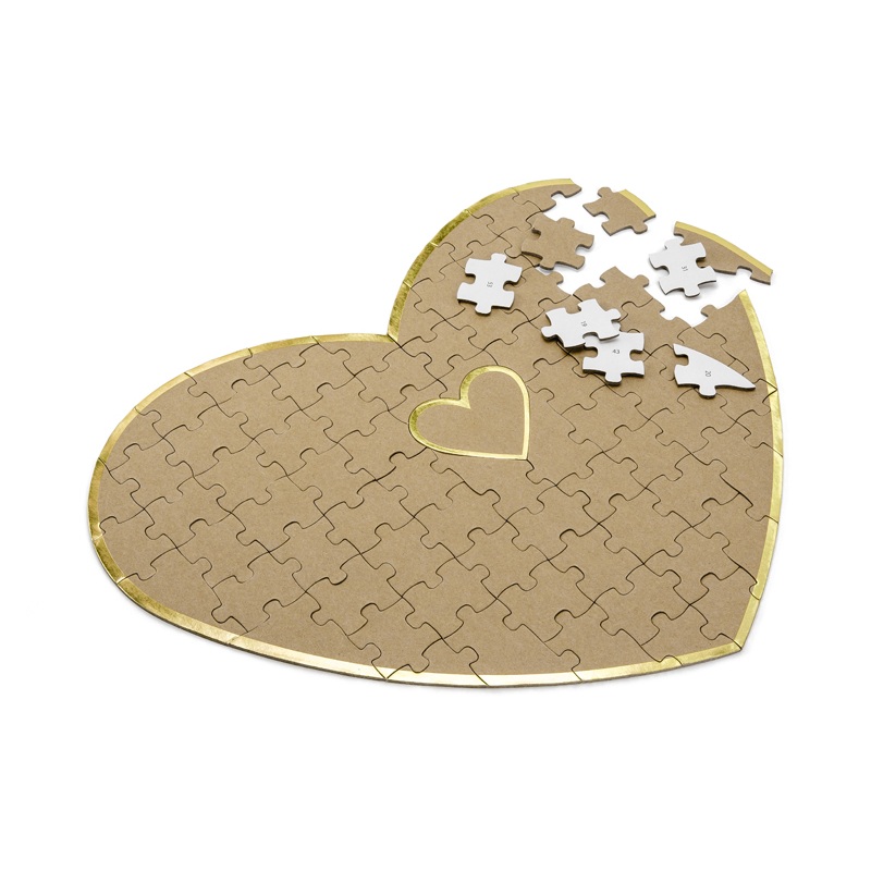 Rustic Wedding Puzzle Guest Book