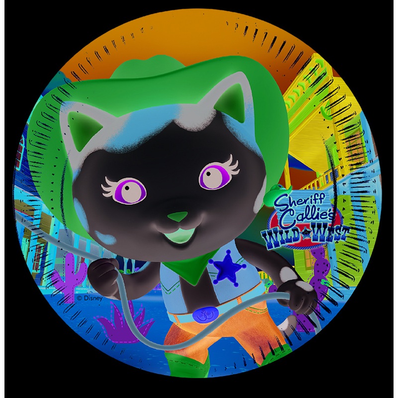 Sheriff Callie 8 paper plates 20cm