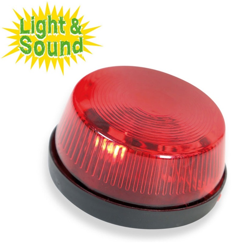 Sound flashing red