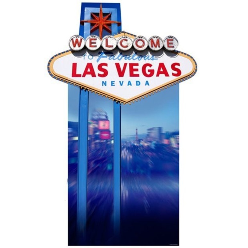 Welcome to Vegas cardboard stand 188cm