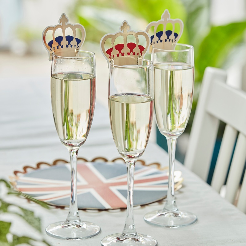10 Queens Anniversary Glass Marker