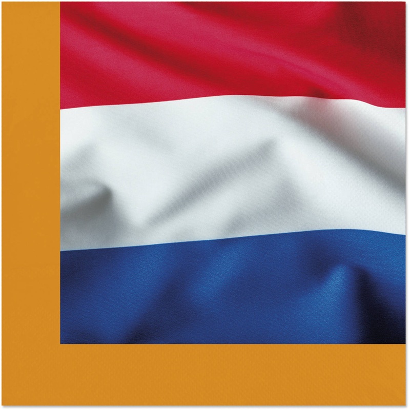 20 Holland Fan Napkins 33cm