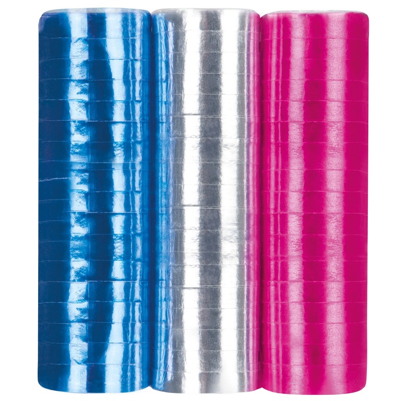 3 Metallic Streamers Disco Fever