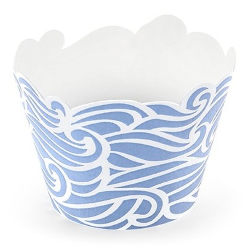 6 maritime cupcake cases Ahoy