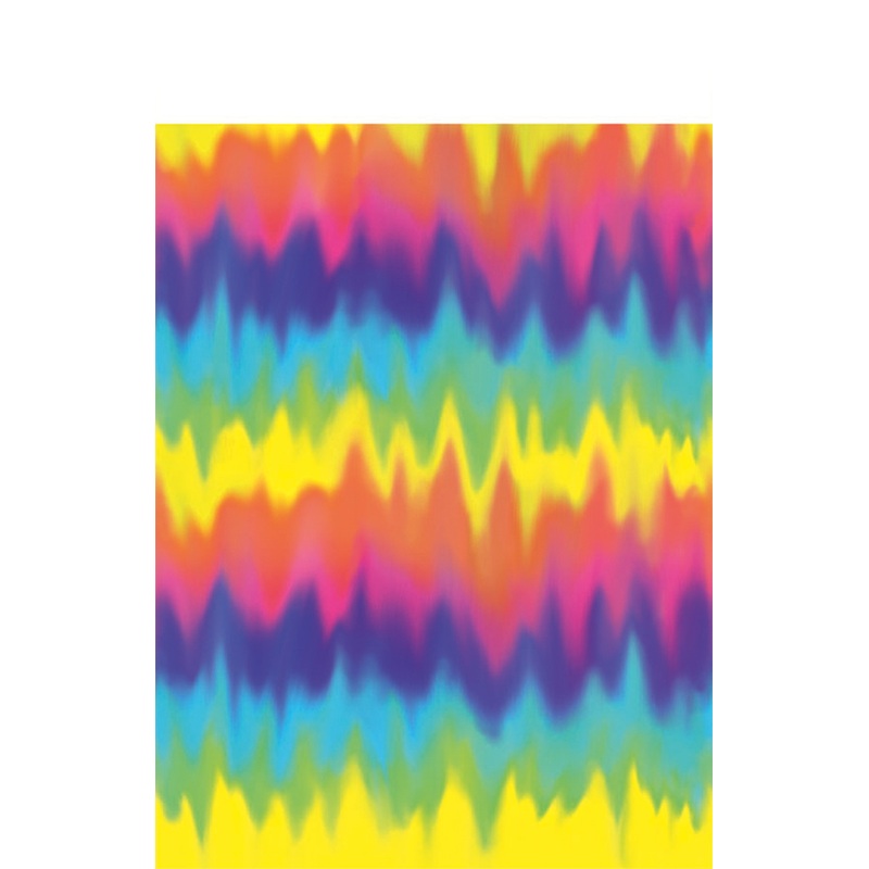 60s paper tablecloth Rainbow 137x260cm
