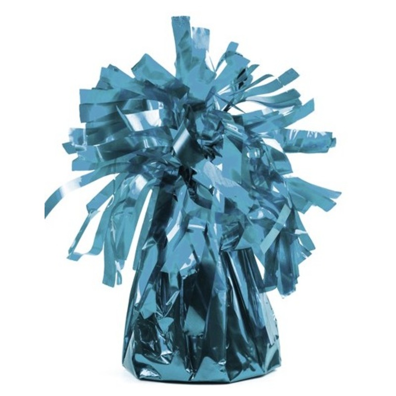 Balloon weight for foil balloons in sky blue