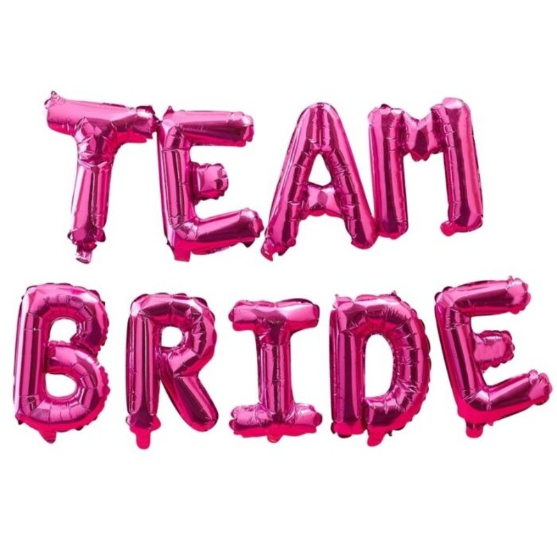 Bride Tribe Team Bride Foil Balloon