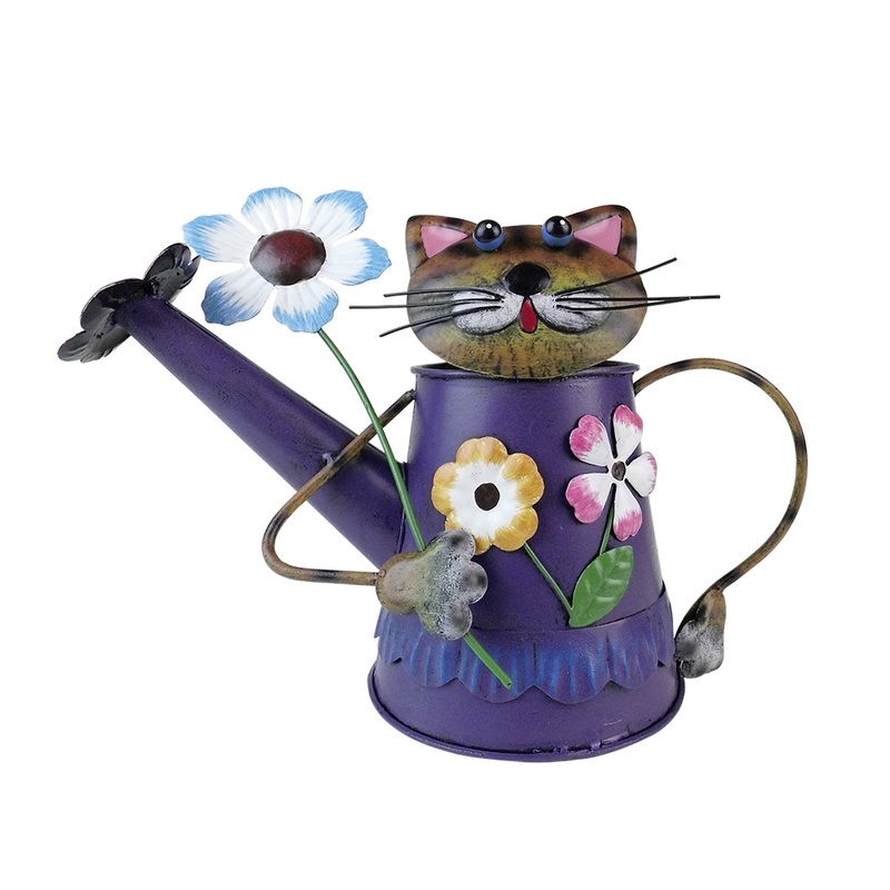 Cat Sammy In watering can 31x15x23cm