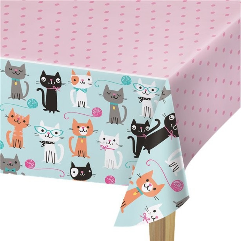 Cats hotel tablecloth 2.5 x 1.3 m